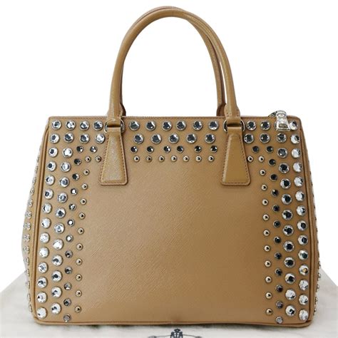 prada crystal studded bag